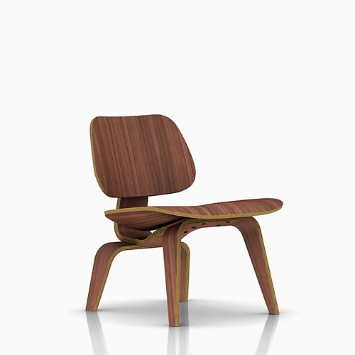 Eames Molded Plywood Lounge Chair,Walnut(LCW)