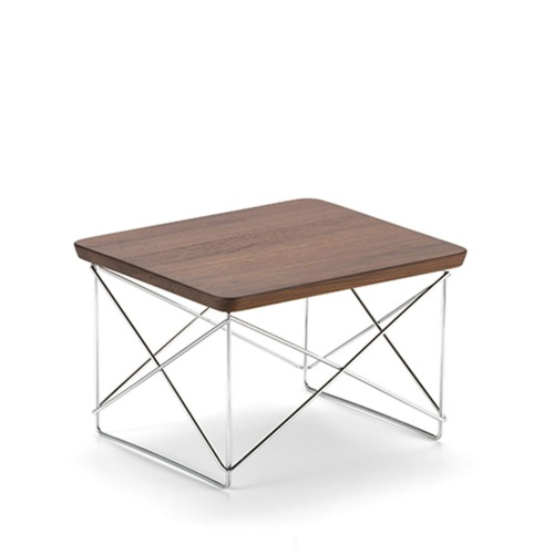 Eames Wire Base Low Table Walnut