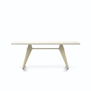 Jean Prouvé EM Table, HPL ivory/Ecru