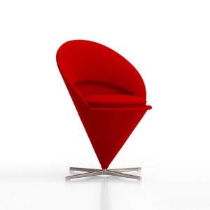 Cone Chair, Red