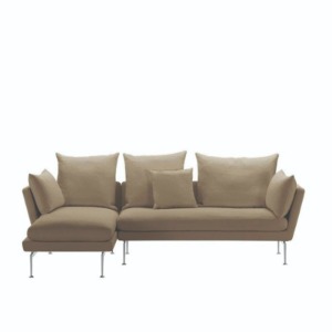 Suita Sofa Two-Seater open and Chaise Longue Small