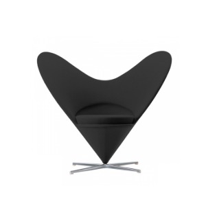 Heart Cone Chair, black