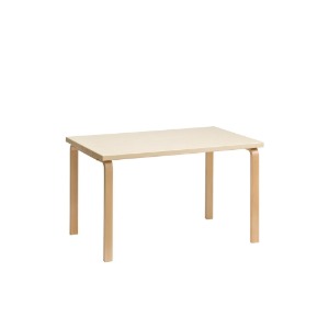 Aalto Table rectangular 81B, Birch