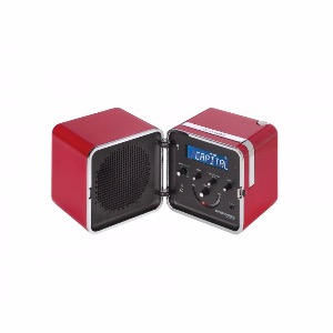 [박스개봉상품] Radio.Cubo TS522D+S, Red