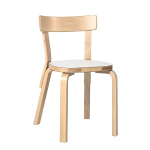 [새상품/박스훼손] Chair K69, HPL white