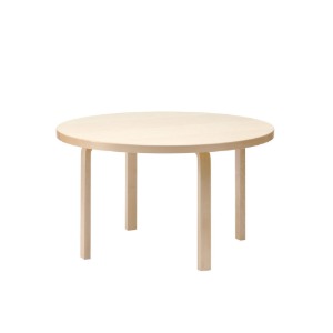Aalto Table round 91, Birch